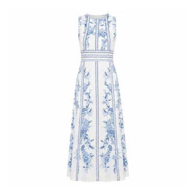 Raishma Lina White Dress In Multi