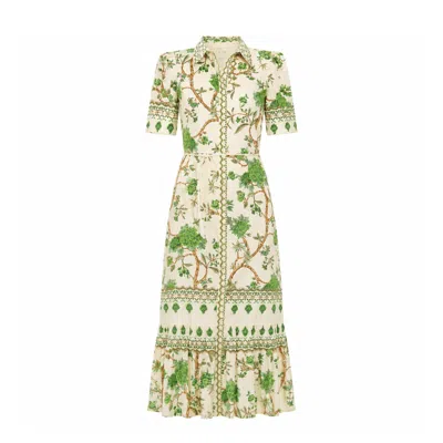 Raishma Women's Miranda Green  Dress