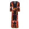 Raishma Women's Orange Emelia Dress In Black