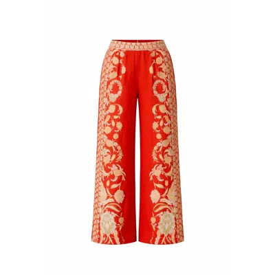 Raishma Women's Orange Sapphira Trousers In Red
