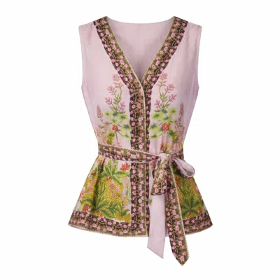 Raishma Women's Purple Wilma Shirt In Multi