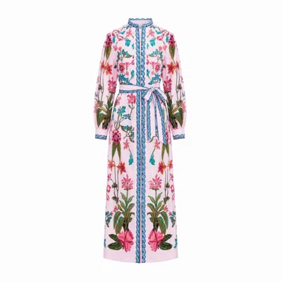 Raishma Women's Valentina Pink Floral Dress In Multi