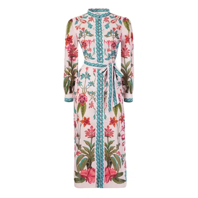 Raishma Women's Valentina White Dress In Multi