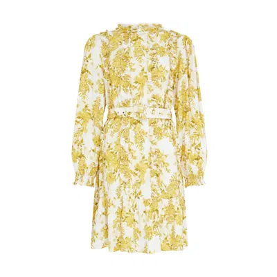 Raishma Women's Yellow Amanda Cotton Dress