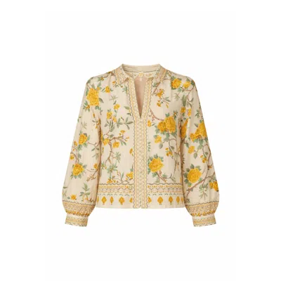 Raishma Women's Yellow Raffey  Shirt