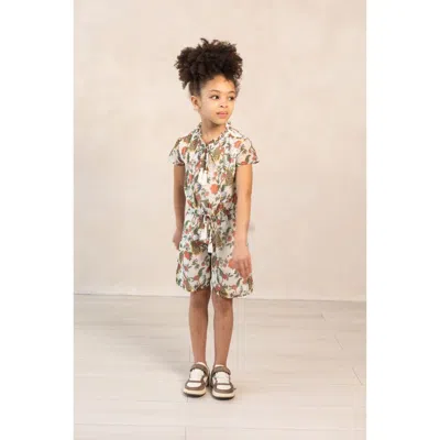 Raishma Kids Gracie Playsuit In White