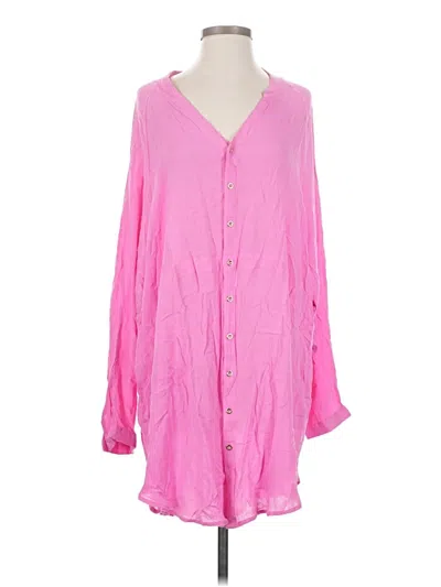 Pre-owned Raisins 3/4 Sleeve Blouse In Pink