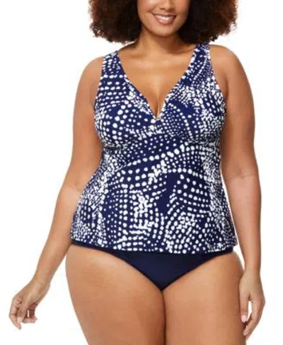 Raisins Curve Trendy Plus Size Tanzania Tankini Top Costa Bikini Bottoms