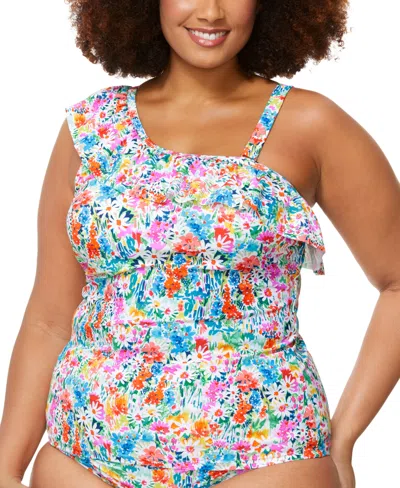 Raisins Curve Trendy Plus Size Ysabel Tankini Top