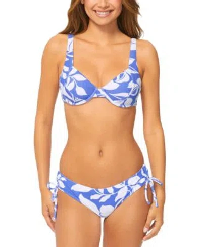 Raisins Juniors Full Moon Underwire Bikini Top Luna Bottoms In Blue