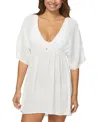 Raisins Island Cover-up In White