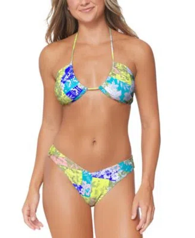 Raisins Juniors Lanakai Bikini Top Oahu Bikini Bottoms In Multi Color