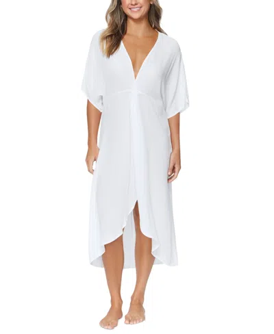 Raisins Juniors Paradise High-low Dress Cover-up In White