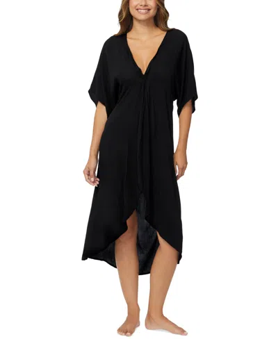 RAISINS JUNIORS' PARADISE TWIST-FRONT COVER-UP DRESS