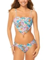 Raisins Juniors Point Break Bikini Top Luna Bottoms In Multi