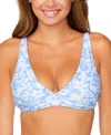 RAISINS JUNIORS' REVERSIBLE TIE-BACK BIKINI TOP