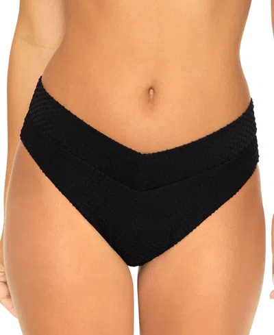 Raisins Juniors' Selina Tectured V-shaped Bottoms In Black