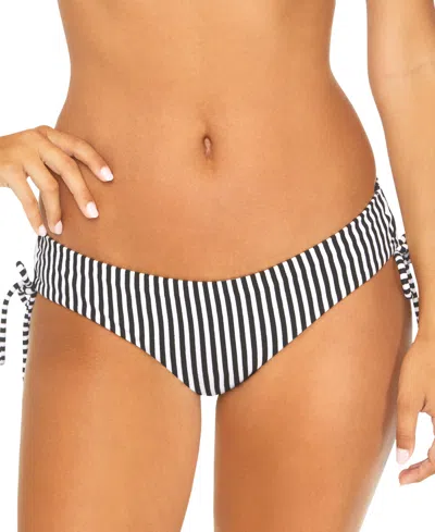 RAISINS JUNIORS' STRIPED LUNA BIKINI BOTTOMS