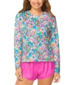 Raisins Juniors Summer Time Rash Guard Laguna Shorts In Multi