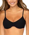 Raisins Juniors Underwire Bikini Top Bottoms In Black