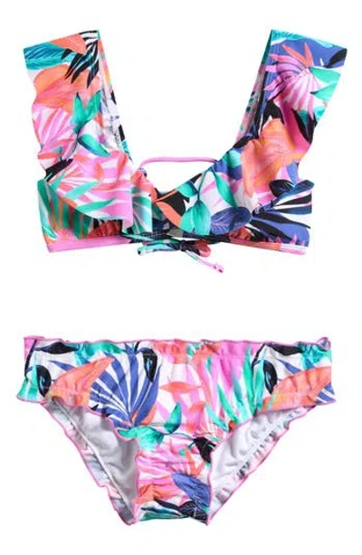 Raisins Kids' Pali Two-piece Swim Set In Multi