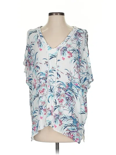 Pre-owned Raisins Sleeveless Blouse In White