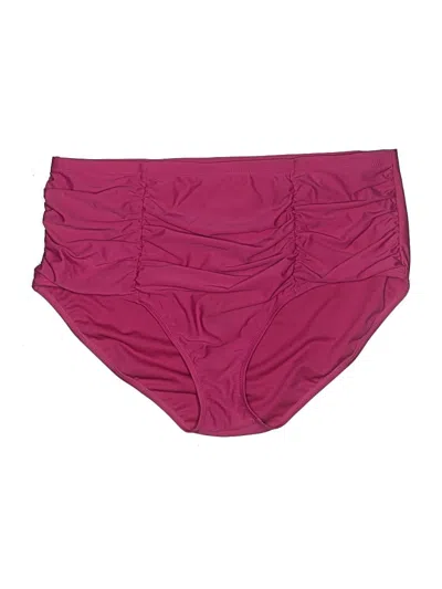 Pre-owned Raisins Swimsuit Bottoms In Burgundy