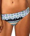 Raisins Women's Brazilian Bikini Bottom In Barbados Bound In Multi