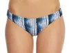 Raisins Women's Cheeky Hipster Bikini Bottom In Indigo Nights In Blue