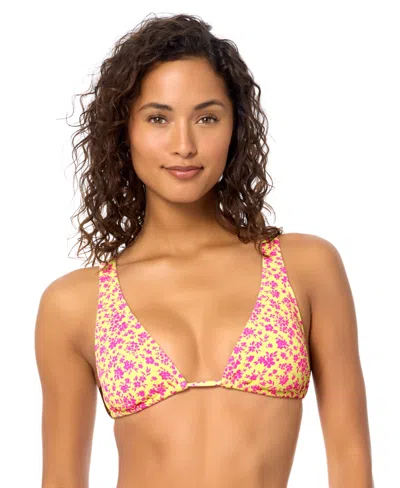 Raisins Women's Extended Slide Printed Swim Bikini Top In Multi