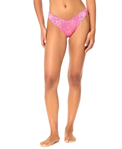 Raisins Women's Oahu Regular-waistband Swim Bottoms In Pink
