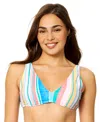 Raisins Pisces Bikini Top In Multi