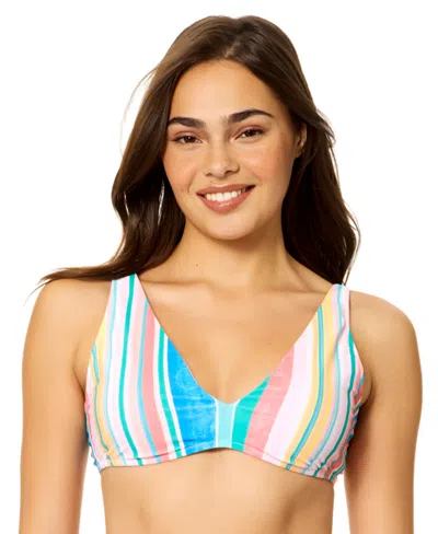 Raisins Women's Pisces V-neck Swim Bikini Top In Multi