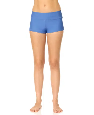 Raisins Women's Stretch Pull-on Swim Bottoms In Blue