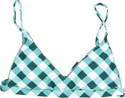 Raisins Women's Waterfalls Seashell Bralette Top In Blue In Multi
