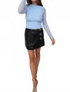 Raisonnel Buckle Skirt In Black In Black