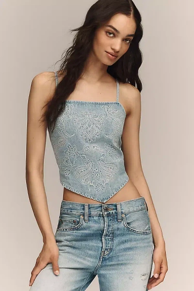 Raisonnel Demi Tank Top In Blue