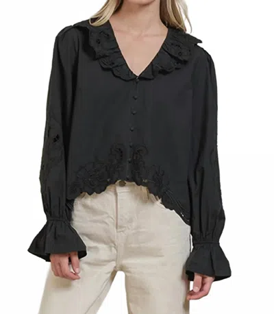 Raisonnel Lene Top In Noir In Black