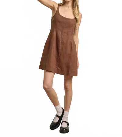 Raisonnel Selby Mini Dress In Brown