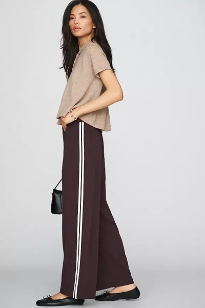 Raisonnel Side Stripe Pants In Purple
