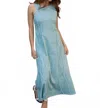 Raisonnel Step Into Summer Maxi Dress In Chambray Blue In Blue