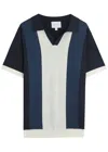 Raith Campi Colour Block Fine-knit Polo Shirt