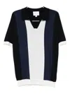 Raith Color Block Polo Shirt In Blue
