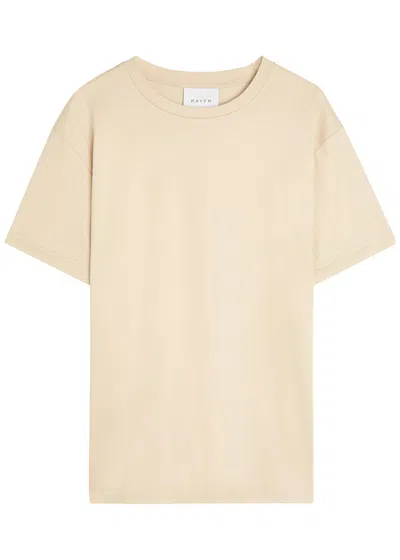 Raith Crew-neck Cotton T-shirt In Neutral