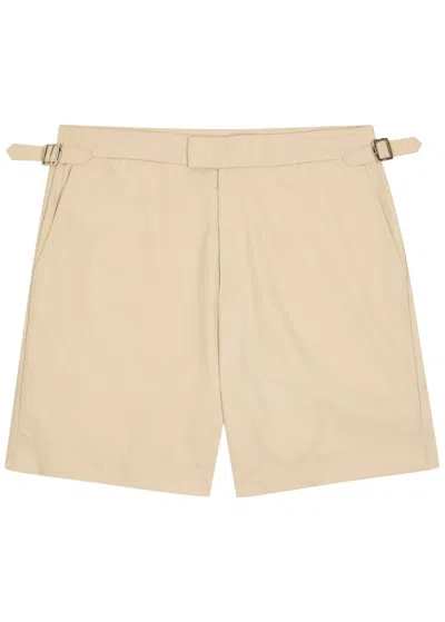 Raith Jasper Twill Chino Shorts In Brown