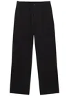 Raith Julian Woven Straight-leg Trousers In Black