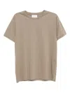 Raith Luxe Mercerized T-shirt In Brown