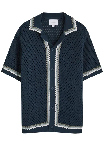 Raith Marconi Open-knit Polo Shirt