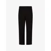 Raith Mens Black Julien Wide-leg Stretch-woven Trousers In Black