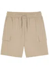 Raith Milo Stretch-jersey Cargo Shorts In Neutral